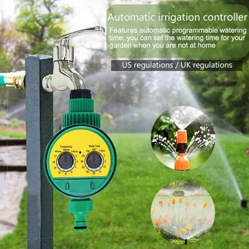 Automatic Garden Water Timer Irrigation Controller Timer LCD Display Ball Valve With Adjustable Dripper Controller System
Automatic Garden Water Timer Irrigation Controller Timer LCD Display Ball Valve With Adjustable Dripper Controller System