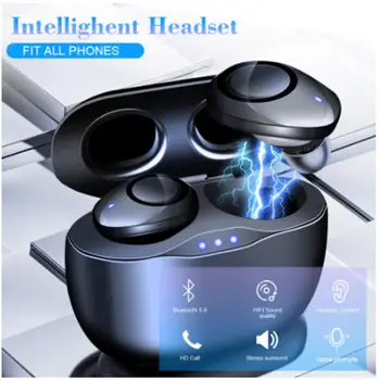Tws Wireless Intelligent Headphones With Charging Box Bluetooth 5.0 Stereo Headphones Sports Ipx5 Waterproof In Ear Earphone
Tws Wireless Intelligent Headphones With Charging Box Bluetooth 5.0 Stereo Headphones Sports Ipx5 Waterproof In Ear Earphone