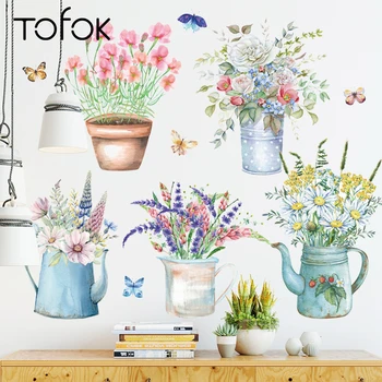 Tofok PVC Hand-drawn Ins Style Potted Plants Home Wall Sticker Fresh Flowers Kitchen Window Bathroom Decorative Sticker
Tofok PVC Hand-drawn Ins Style Potted Plants Home Wall Sticker Fresh Flowers Kitchen Window Bathroom Decorative Sticker
