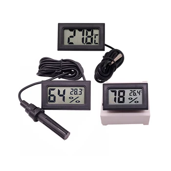 1 pcs Mini Convenient Digital LCD Thermometer Sensor Hygrometer Gauge Refrigerator Aquarium Monitoring Display Humidity Detector
1 pcs Mini Convenient Digital LCD Thermometer Sensor Hygrometer Gauge Refrigerator Aquarium Monitoring Display Humidity Detector