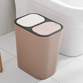 Classification of household trash can dry wet spring cover plastic garbage sorting receive barrels of large kitchen
Classification of household trash can dry wet spring cover plastic garbage sorting receive barrels of large kitchen