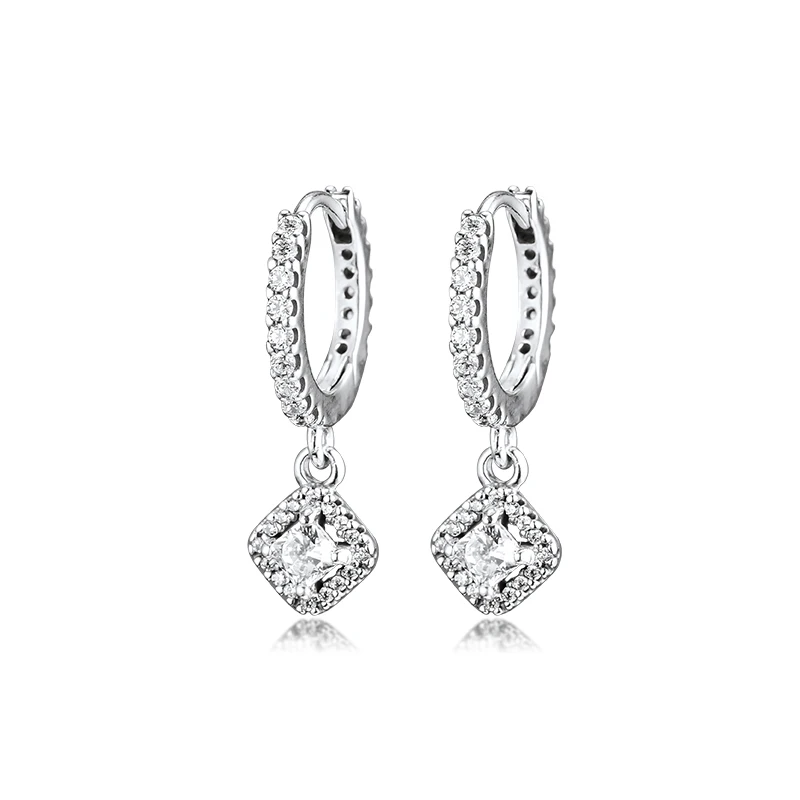 FANDOLA Earring 925 Sterling Silver Sparkling Silver Hoop Earrings with Clear CZ Fashion Earring for Women DIY Jewelry Wholesale
FANDOLA Earring 925 Sterling Silver Sparkling Silver Hoop Earrings with Clear CZ Fashion Earring for Women DIY Jewelry Wholesale