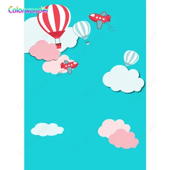Comic Hot Air Balloon Planes Clouds Photocall Child Photography Backdrop Personalized Photographic Backgrounds For Photo Studio 
Comic Hot Air Balloon Planes Clouds Photocall Child Photography Backdrop Personalized Photographic Backgrounds For Photo Studio