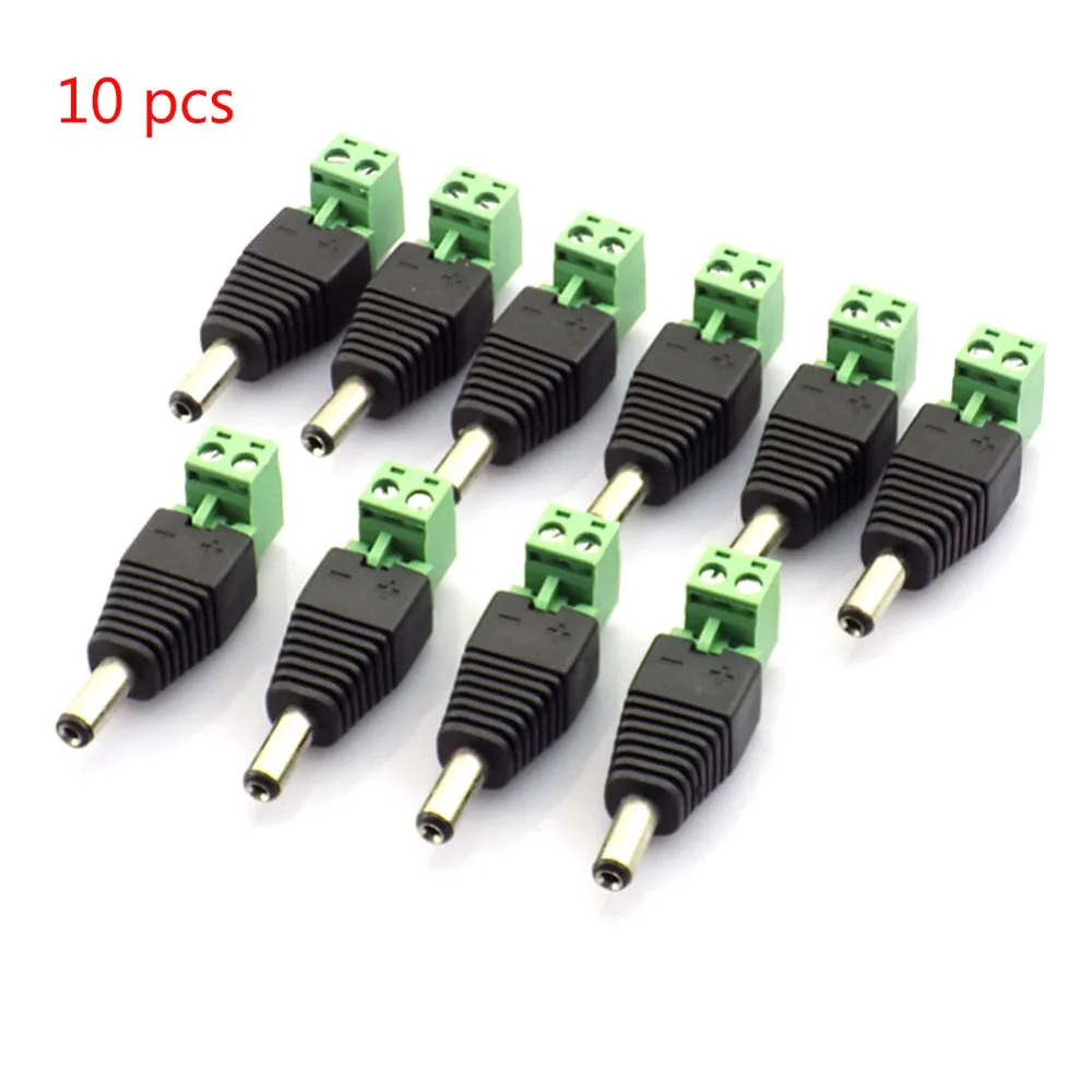 10pcs 2.1 x 5.5mm DC Male Plug Power Connector Adapter Power Supply for CCTV Camera Accessories led strip light
10pcs 2.1 x 5.5mm DC Male Plug Power Connector Adapter Power Supply for CCTV Camera Accessories led strip light