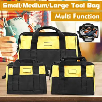 Canvas Nylon Tool Bag Hand Tool Storage Bag Electrician Bag Large Capacity Tool Bag Metal Screws Drill Pliers Wrench Organizer
Canvas Nylon Tool Bag Hand Tool Storage Bag Electrician Bag Large Capacity Tool Bag Metal Screws Drill Pliers Wrench Organizer