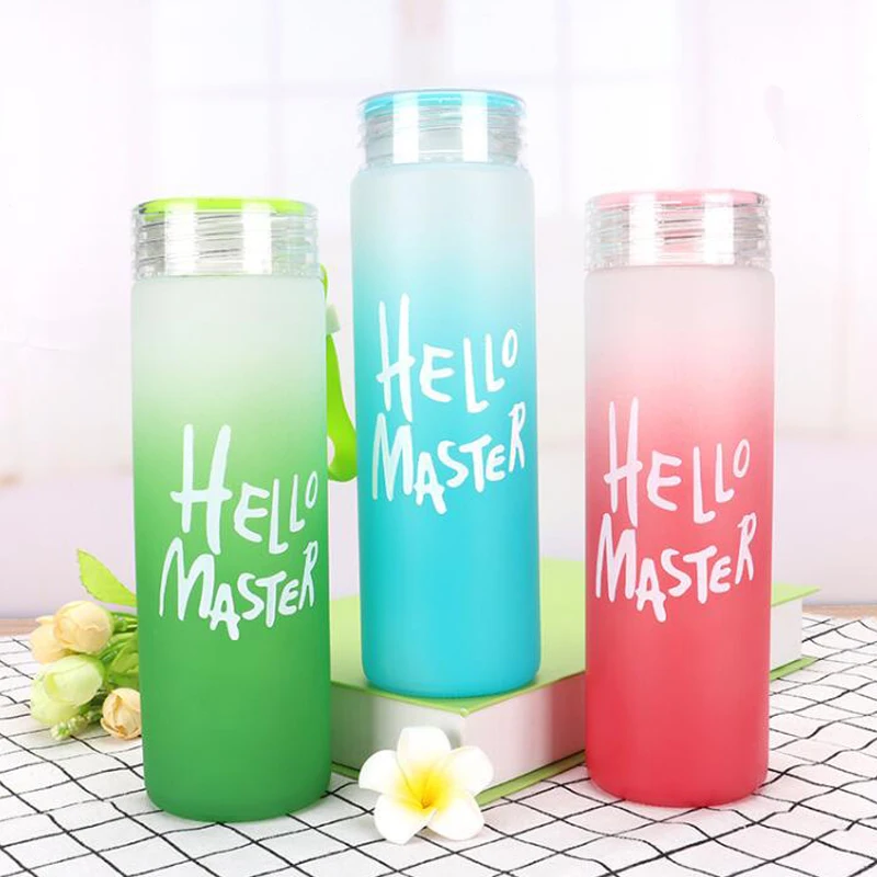 Portable 400ML Colorful Water Bottle Glass Frosted Cup BPA Free Leak-proof Outdoor Tour Glass Water Cup with Rope Sport Water B
Portable 400ML Colorful Water Bottle Glass Frosted Cup BPA Free Leak-proof Outdoor Tour Glass Water Cup with Rope Sport Water B