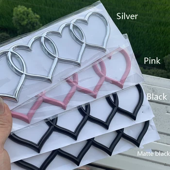 Love Hearts Badge Car Styling Refitting 4 Rings Emblem Sticker Middle Trunk Logo for Audi A3 A4 A6 RS3 Q3 Q5 Black silver Pink
Love Hearts Badge Car Styling Refitting 4 Rings Emblem Sticker Middle Trunk Logo for Audi A3 A4 A6 RS3 Q3 Q5 Black silver Pink