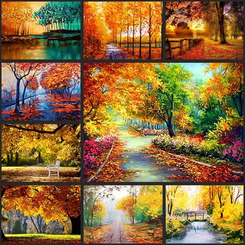 Full Round Drill 5D DIY Diamond Painting "Autumn landscape" Embroidery Cross Stitch Mosaic Home Decor 
Full Round Drill 5D DIY Diamond Painting "Autumn landscape" Embroidery Cross Stitch Mosaic Home Decor