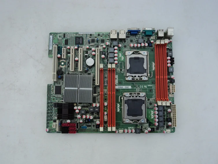 original motherboard for ASUS Z8NA-D6C LGA 1366 DDR3 USB2.0 VGA ATX 24GB used Desktop mainboard | Компьютеры и офис