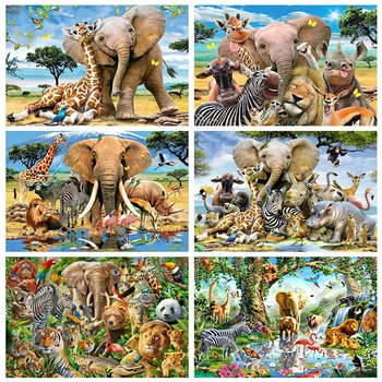 Everhsine 5D DIY Diamond Embroidery Elephant Forest Rhinestone Mosaic Diamond Painting Cross Stitch Animals Needlework Crafts
Everhsine 5D DIY Diamond Embroidery Elephant Forest Rhinestone Mosaic Diamond Painting Cross Stitch Animals Needlework Crafts