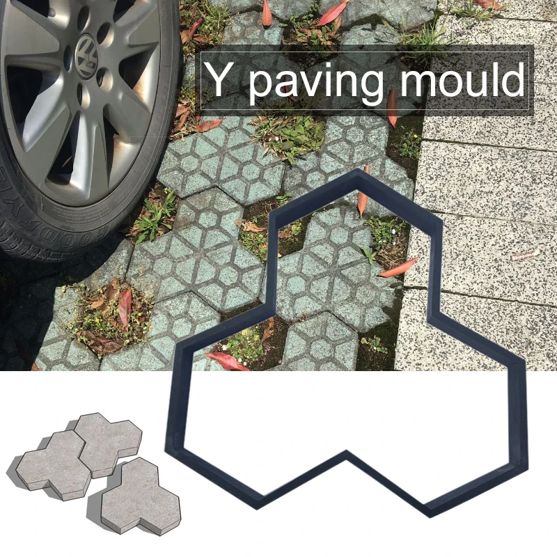 Cement Brick Molds Black Garden Practic Path Maker Mold Path Walk Maker Pavement Mold Plastic DIY Road Slate Ground Stones
Cement Brick Molds Black Garden Practic Path Maker Mold Path Walk Maker Pavement Mold Plastic DIY Road Slate Ground Stones
