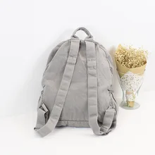 Washed Canvas Backpack Simple Casual Art Student Backpack Net Red Girl Solid Color School Bag Female
Washed Canvas Backpack Simple Casual Art Student Backpack Net Red Girl Solid Color School Bag Female