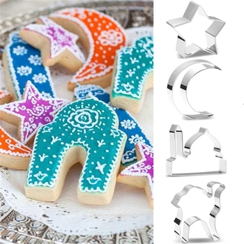 Ramadan Decoration Lantern Cookie Cutter EID MUBARAK Star Moon Lantern Camel Church Biscuit Mold Kareem Islamic Baking Supplies
Ramadan Decoration Lantern Cookie Cutter EID MUBARAK Star Moon Lantern Camel Church Biscuit Mold Kareem Islamic Baking Supplies