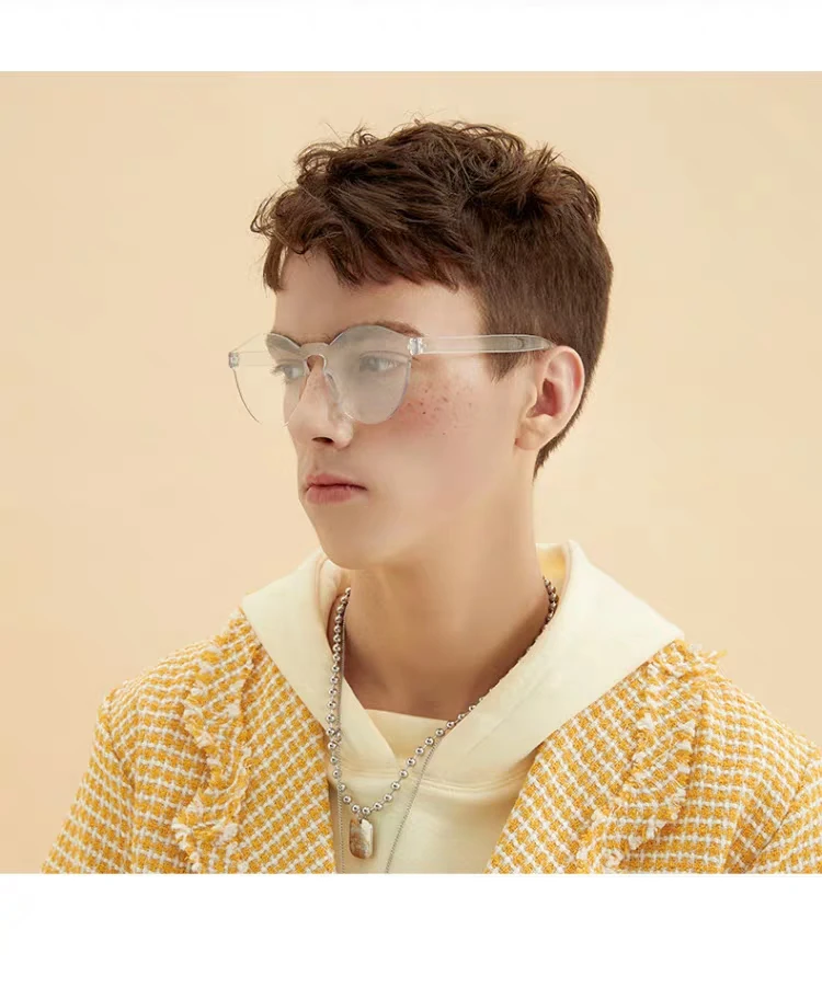 TTLIFE Transparent Sunglasses Men Candy Color Sun Glasses Women Simple Fashion Accessory Pink Photograph Eyewear
TTLIFE Transparent Sunglasses Men Candy Color Sun Glasses Women Simple Fashion Accessory Pink Photograph Eyewear