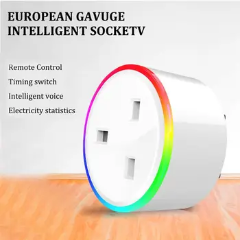 Wifi Smart Plug 16A Wireless Remote Control Smart Socket Timing Function With Google Home, Alexa Voice Control
Wifi Smart Plug 16A Wireless Remote Control Smart Socket Timing Function With Google Home, Alexa Voice Control