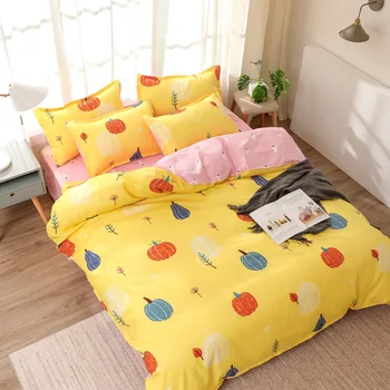 Home Textile Yellow Gray Eye Simple Bedding Sets Duvet Cover Pillowcase Flat Sheet Boy Teen Adult Girls Bed Linen Queen
Home Textile Yellow Gray Eye Simple Bedding Sets Duvet Cover Pillowcase Flat Sheet Boy Teen Adult Girls Bed Linen Queen