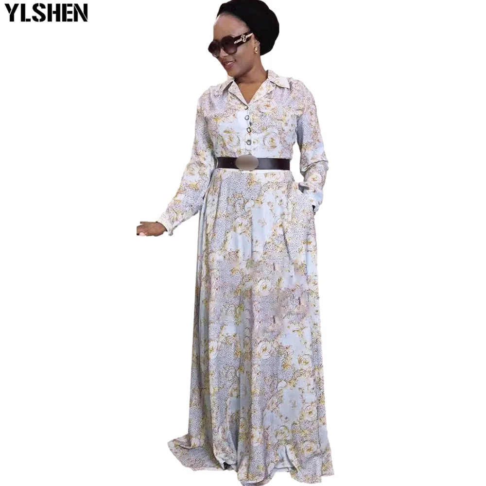 3XL Print Long Maxi Dress African Dresses for Women Evening Party 2021 Summer Long Sleeve Shirt Collar Button Robes Longue Femme
3XL Print Long Maxi Dress African Dresses for Women Evening Party 2021 Summer Long Sleeve Shirt Collar Button Robes Longue Femme