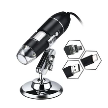 Adjustable 1600X 3 in 1 USB Digital Microscope Type-C Electronic Microscope Camera For Solding 8 LED Zoom Magnifier Endoscope
Adjustable 1600X 3 in 1 USB Digital Microscope Type-C Electronic Microscope Camera For Solding 8 LED Zoom Magnifier Endoscope