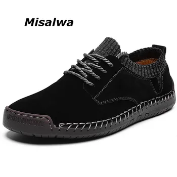 Misalwa Dropshipping Mens Loafers Faux Suede Hand Stitch Men Flats Male Designer Sneakers Sock Style Casual Driving Moccasin
Misalwa Dropshipping Mens Loafers Faux Suede Hand Stitch Men Flats Male Designer Sneakers Sock Style Casual Driving Moccasin