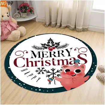 New Santa Claus Non-slip Floor Rug Kitchen Room Decoration Christmas Doormat Table Coffee Pad Bedroom Round Carpet
New Santa Claus Non-slip Floor Rug Kitchen Room Decoration Christmas Doormat Table Coffee Pad Bedroom Round Carpet