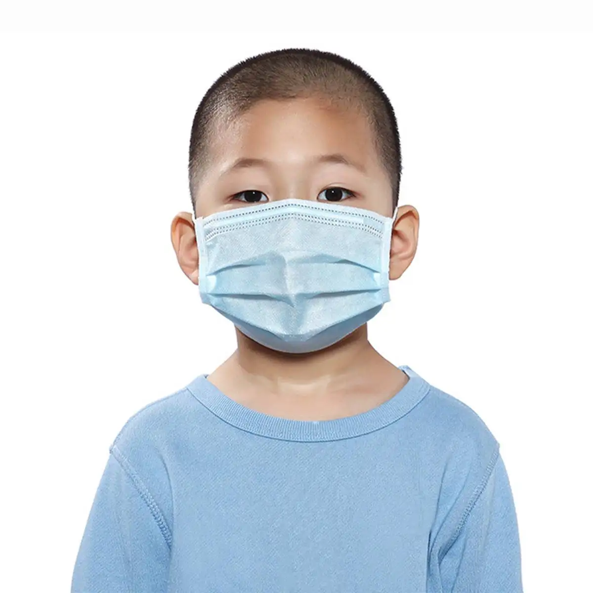 50Pcs 3 layers Children Disposable Elastic Mouth Non-woven fabric Blue Soft Breathable Hygiene Child Kids Ear Loop Face Mask
50Pcs 3 layers Children Disposable Elastic Mouth Non-woven fabric Blue Soft Breathable Hygiene Child Kids Ear Loop Face Mask