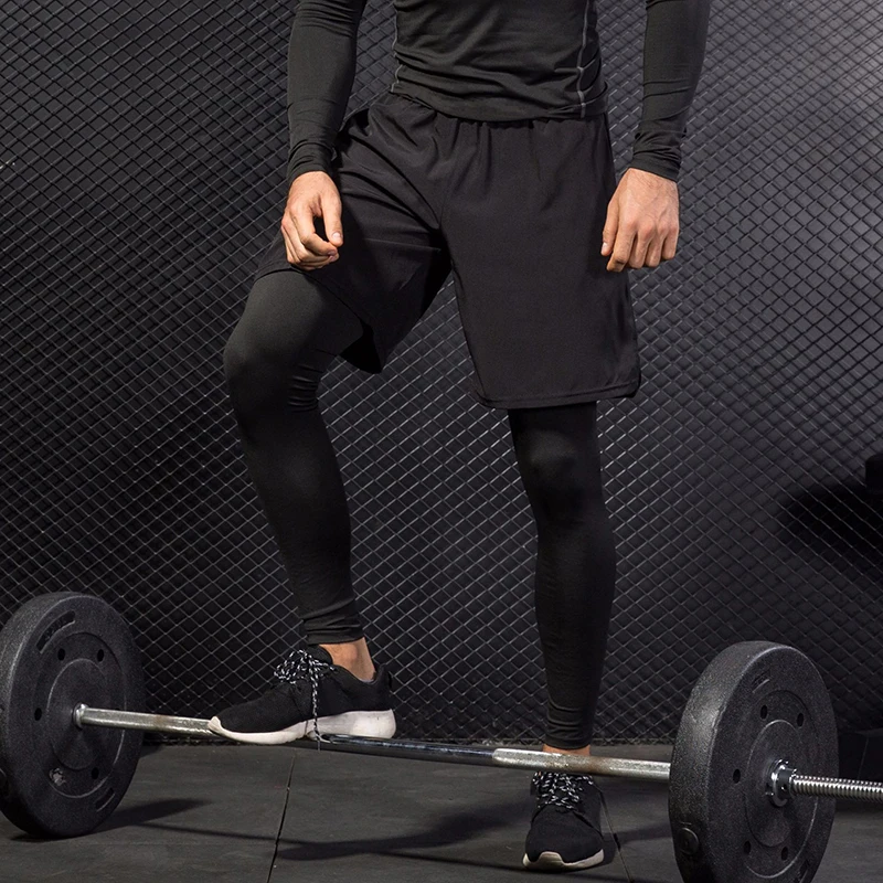2019 Running Compression Pants Tights Men Sports Leggings Fitness Fake Two-Piece Sweatpants Long Pants Skinny Leggins
2019 Running Compression Pants Tights Men Sports Leggings Fitness Fake Two-Piece Sweatpants Long Pants Skinny Leggins