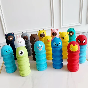 Japanese Creative Cartoon Anime Pencil Bags Soft Silicone Cute Pen Holder Office Student Learning Stationery Makeup Storage Box
Japanese Creative Cartoon Anime Pencil Bags Soft Silicone Cute Pen Holder Office Student Learning Stationery Makeup Storage Box