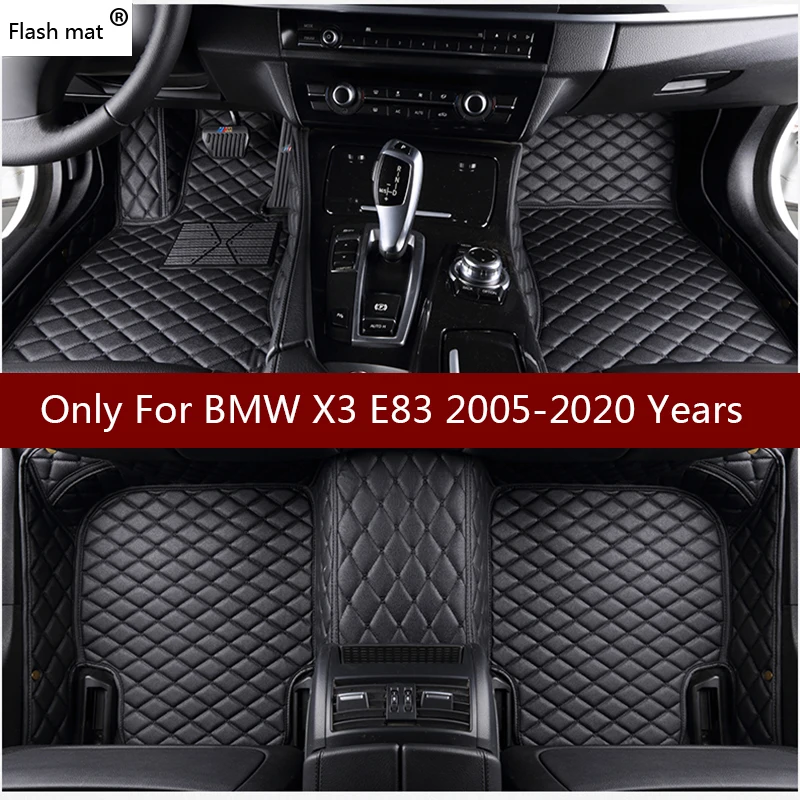 Кожаные автомобильные коврики для Bmw X3 E83 2004-2013 2014- 2016 2017 2018 | Автомобили и