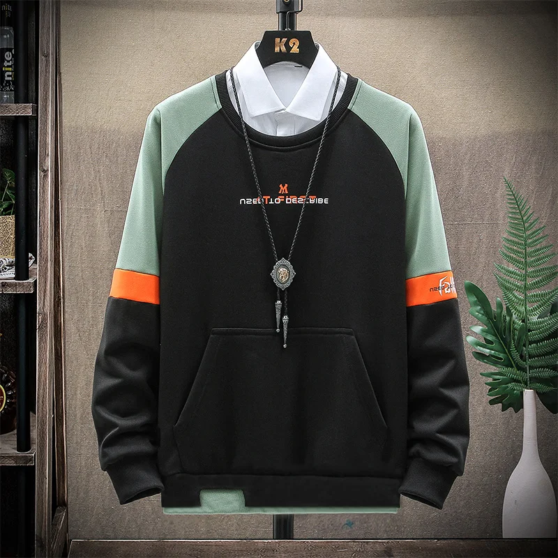 Waliicorners Crewneck Sweatshirt Men Autumn Patchwork Japanese Streetwear Harajuku Oversized White Hoodie Men Sweatshirts 8 Ha99de89a0b854c8b83134087ae6a74b2o