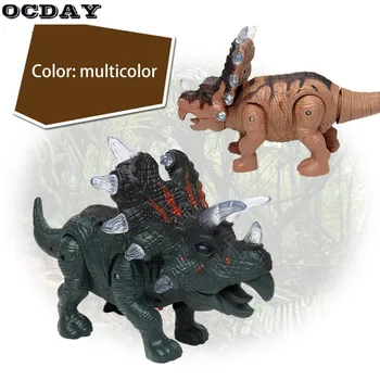 OCDAY Electronic Triceratops Large Dinosaur Toy Jurassic World Park Dinosaur Light Sound Walking Dinosaur Toys Gifts Children
OCDAY Electronic Triceratops Large Dinosaur Toy Jurassic World Park Dinosaur Light Sound Walking Dinosaur Toys Gifts Children