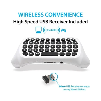 Mini Wireless Touchpad Keyboard USB 2.4Ghz For Xbox One S Ergonomically Handheld Design Easy to Carry and Operate
Mini Wireless Touchpad Keyboard USB 2.4Ghz For Xbox One S Ergonomically Handheld Design Easy to Carry and Operate