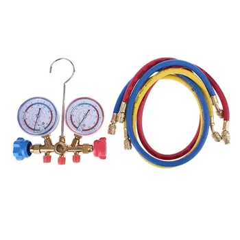 AC Diagnostic Manifold Freon Gauge Hose Set Charging R134A R12 R22 R502 Refriger
AC Diagnostic Manifold Freon Gauge Hose Set Charging R134A R12 R22 R502 Refriger