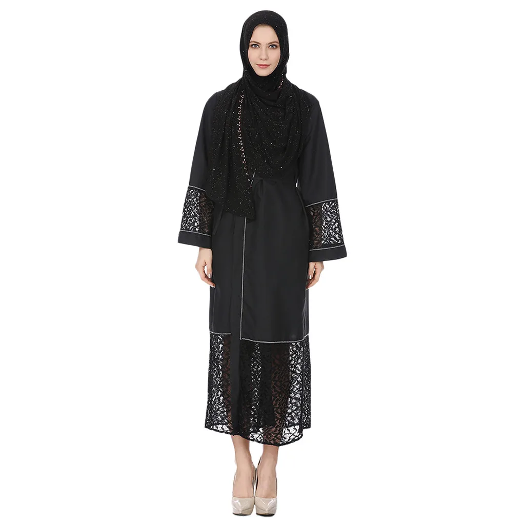 KLV Abaya Turkish Dubai Hijab Muslim Dress Abayas Caftan Islamic Clothes For Women Lace Cardigan Long Sleeve Temperament Dresses
KLV Abaya Turkish Dubai Hijab Muslim Dress Abayas Caftan Islamic Clothes For Women Lace Cardigan Long Sleeve Temperament Dresses