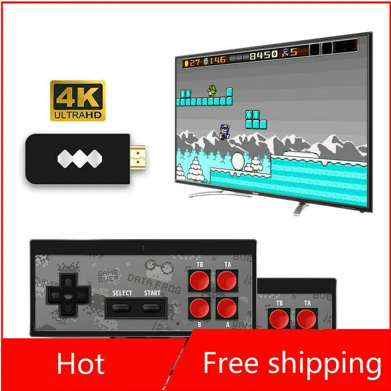 The Retro Stick USB Wireless Handheld Video Game Controller 4K with Classic Game Console
The Retro Stick USB Wireless Handheld Video Game Controller 4K with Classic Game Console