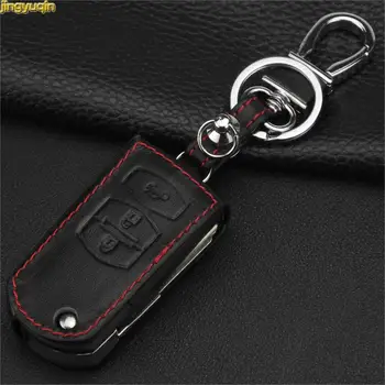 Jingyuqin 3 Butotns Car key Leather Case Cover for Mazda 2 3 5 6 RX8 MX5 Flip Floding Car Key
Jingyuqin 3 Butotns Car key Leather Case Cover for Mazda 2 3 5 6 RX8 MX5 Flip Floding Car Key