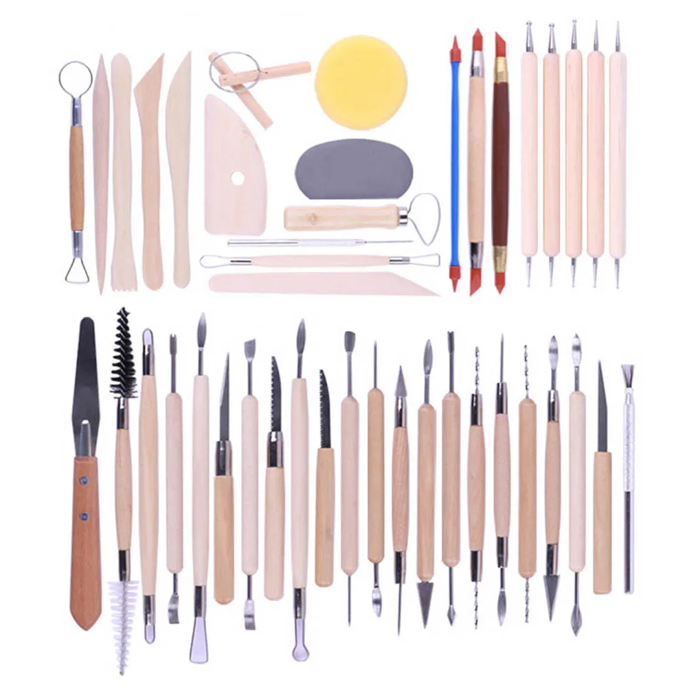 22/43pcs Tools For Ceramics Clay Sculpture Tools For Polymer Tool Craft Sculpting Pottery Modeling Carved Smoothing Wax Kit
22/43pcs Tools For Ceramics Clay Sculpture Tools For Polymer Tool Craft Sculpting Pottery Modeling Carved Smoothing Wax Kit
