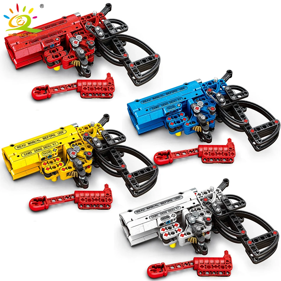 HUIQIBAO Technic Shooting Signal Game Gun DIY Building Blocks City Weapon Detonator Bullet Handarm Bricks Toys For Children Boy
HUIQIBAO Technic Shooting Signal Game Gun DIY Building Blocks City Weapon Detonator Bullet Handarm Bricks Toys For Children Boy
