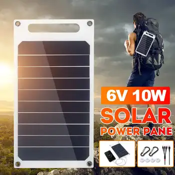 6V 10W 1.7A Portable Monocrystalline Solar Panel Slim & Light USB Charger Charging Power Bank Pad for phone Charger
6V 10W 1.7A Portable Monocrystalline Solar Panel Slim & Light USB Charger Charging Power Bank Pad for phone Charger