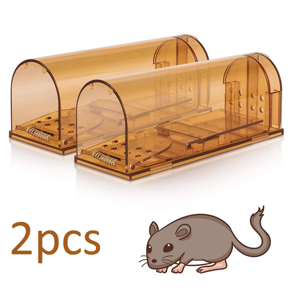 Reusable Humane Live Mouse Trap Nontoxic Rat Trap Cage Catch Mice Control Catch Hamster Mouse Killer Transparent Rodent Trap
Reusable Humane Live Mouse Trap Nontoxic Rat Trap Cage Catch Mice Control Catch Hamster Mouse Killer Transparent Rodent Trap