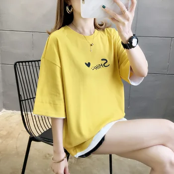 Shirt Women Cotton Elastic Basic Gray Tshirt Woman Casual Tops Short Sleeve T-shirt White
Shirt Women Cotton Elastic Basic Gray Tshirt Woman Casual Tops Short Sleeve T-shirt White