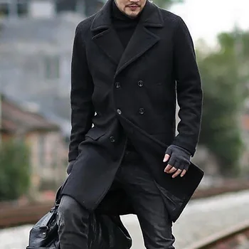 New Arrival Winter Fashion Men Slim Fit Long Sleeve Cardigans Blends Coat Jacket Suit Solid Mens Long Woolen Coats
New Arrival Winter Fashion Men Slim Fit Long Sleeve Cardigans Blends Coat Jacket Suit Solid Mens Long Woolen Coats
