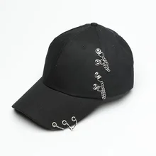 Шляпа для папы BTS креативное кольцо пирсинга бейсбольная кепка в