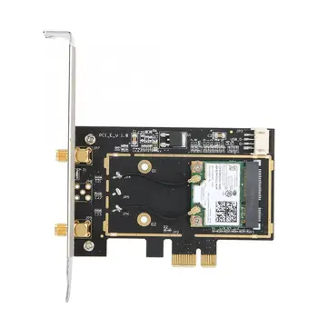 Wireless Network Card PCI-E Dual Band with 2Pcs ac88u High Gain Antenna Desktop Computer Accessories
Wireless Network Card PCI-E Dual Band with 2Pcs ac88u High Gain Antenna Desktop Computer Accessories