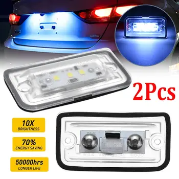 Car Lights 2pcs LED License Plate Light 6000K Super Bright Number Plate Lamp For Mercedes Benz C W203 CLK W209 SL R230 
Car Lights 2pcs LED License Plate Light 6000K Super Bright Number Plate Lamp For Mercedes Benz C W203 CLK W209 SL R230