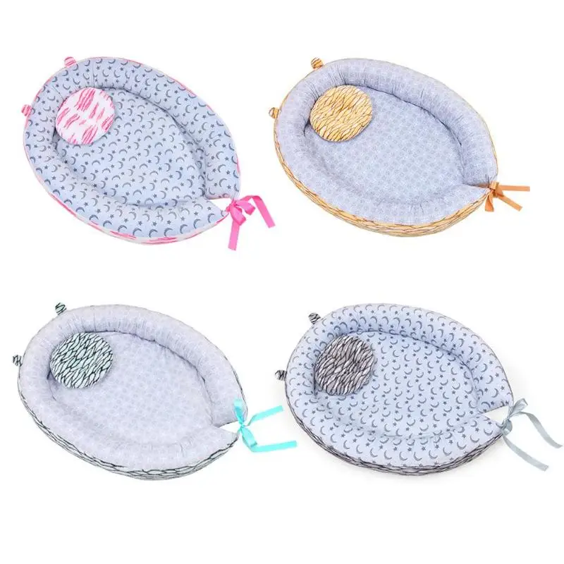 Portable Infant Crib with Pillow Newborn Toddler Safety Folding Breathable Anti-skid Cartoon Cradle Portable Crib Sleeping Bed
Portable Infant Crib with Pillow Newborn Toddler Safety Folding Breathable Anti-skid Cartoon Cradle Portable Crib Sleeping Bed