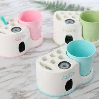 Bathroom Accessories Set Toothbrush Storage Rack Suction Cup Creative Toothpaste Dispenser Wash Cup Bathroom Tool Set
Bathroom Accessories Set Toothbrush Storage Rack Suction Cup Creative Toothpaste Dispenser Wash Cup Bathroom Tool Set