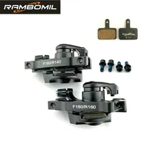 Bicycle Brake Disc Calipers Braking System F160/R140 OR R180/F160 Aluminum Alloy Disc Brake Cycling MTB Road Brake Accs
Bicycle Brake Disc Calipers Braking System F160/R140 OR R180/F160 Aluminum Alloy Disc Brake Cycling MTB Road Brake Accs
