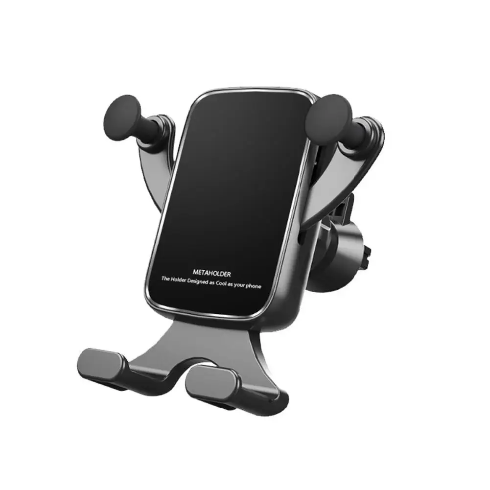 Horizontal Vertical Screen Gravity Bracket Car Phone Holder Metal Universal Air Outlet Mount Vehicle Stand r60 | Мобильные телефоны
