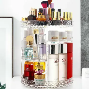 Acrylic Cosmetic Storage Box Large Capacity Makeup Organizer Rotating Make Up Case Lipstick Storage Case Sundries Holder
Acrylic Cosmetic Storage Box Large Capacity Makeup Organizer Rotating Make Up Case Lipstick Storage Case Sundries Holder