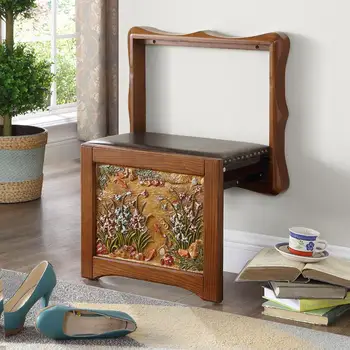 Folding Shoe Stool Solid Wood Household Shoe Stool Wall Hanging Wall Stool Doorway Retractable Invisible Chair
Folding Shoe Stool Solid Wood Household Shoe Stool Wall Hanging Wall Stool Doorway Retractable Invisible Chair